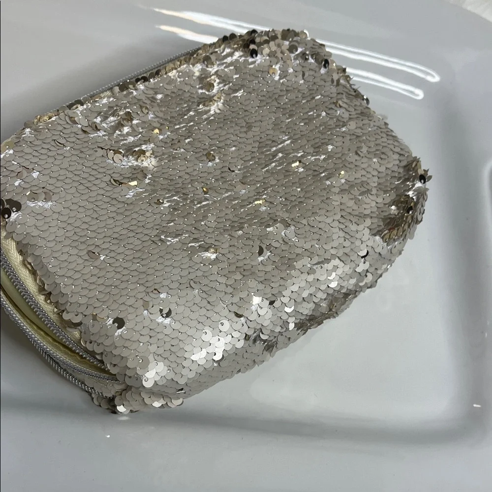 Sequin Silver Women's Bag